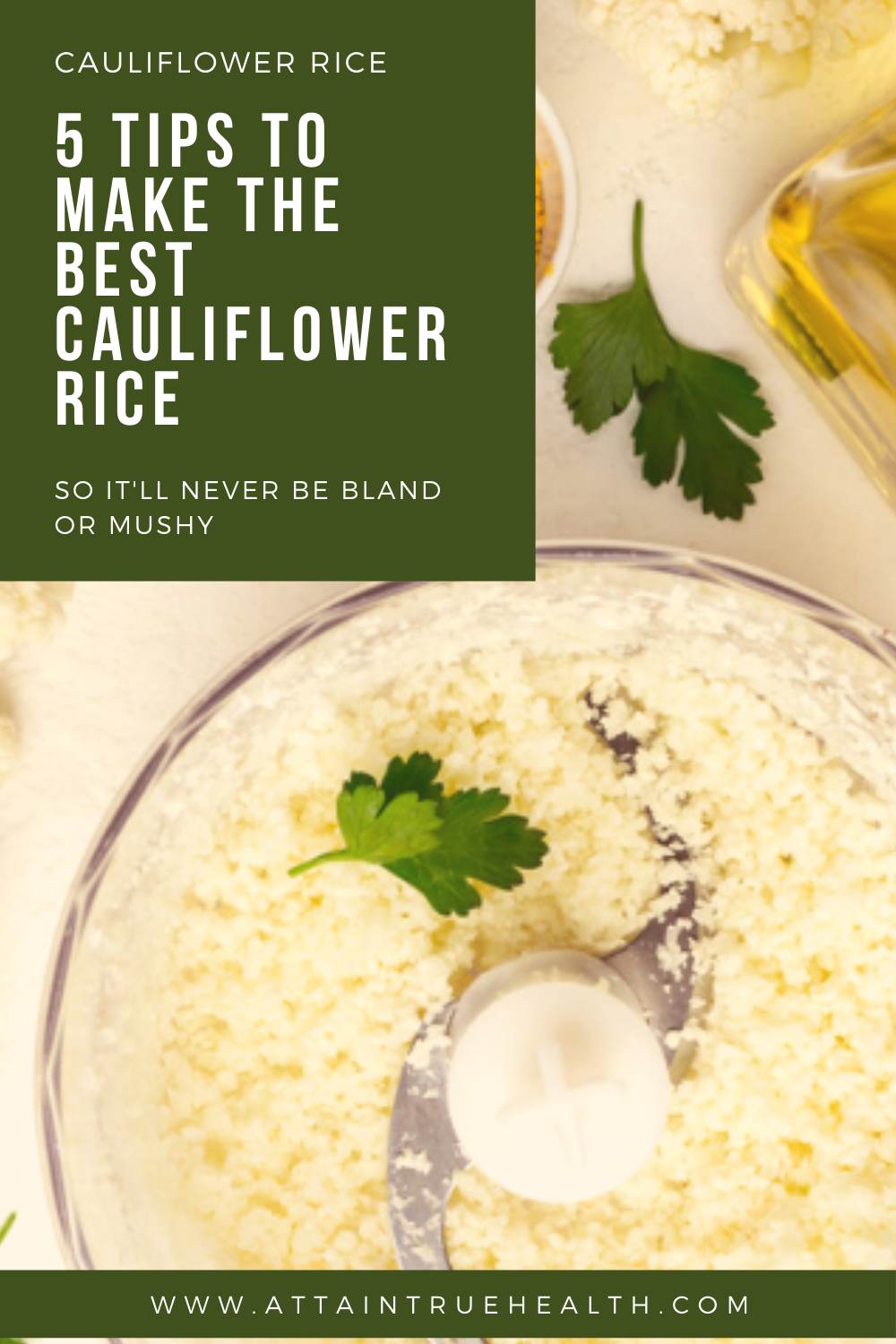 tips for the best cauliflower rice