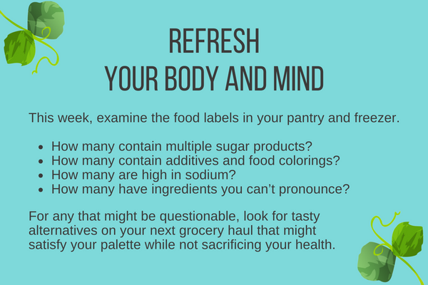 How to examine food labels.